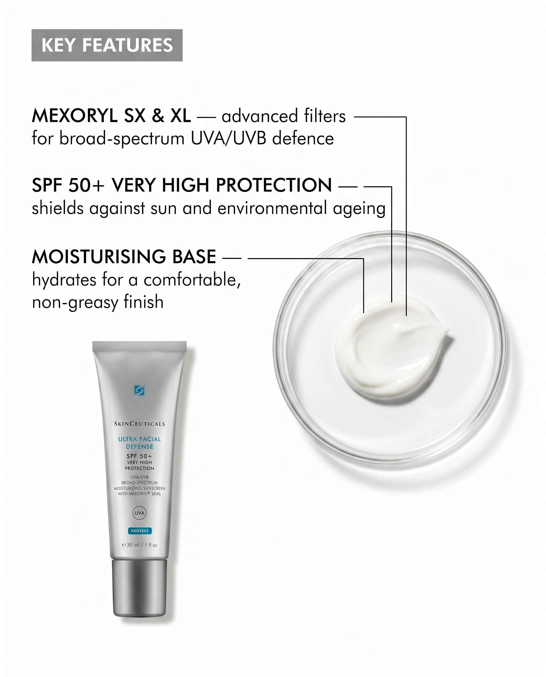Ultra Facial UV Defence Sunscreen SPF 50